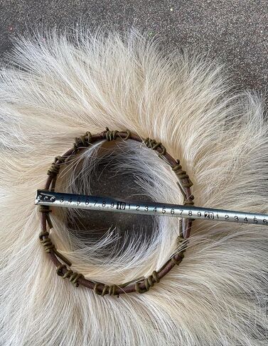 إكليل عشب بامباس الاصطناعي، إكليل بوهو بامباس صناعي مقاس 18 بوصة للباب الأمامي، ديكور جدار الزفاف ومزرعة المنزل (1) in Kuwait