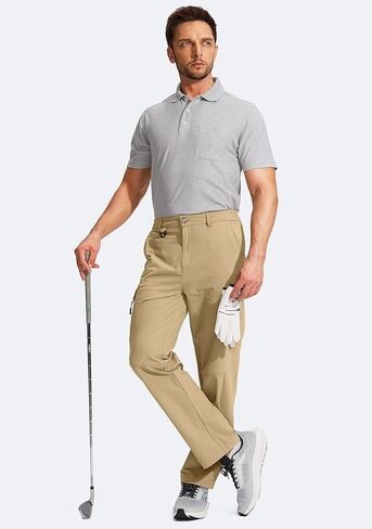 G Gradual Men's Hiking Cargo Pants Water Resistant Quick Dry Lightweight Outdoor Tactical Pants for Men with Multi Pocket (Sand, M) in Saudi Arabia