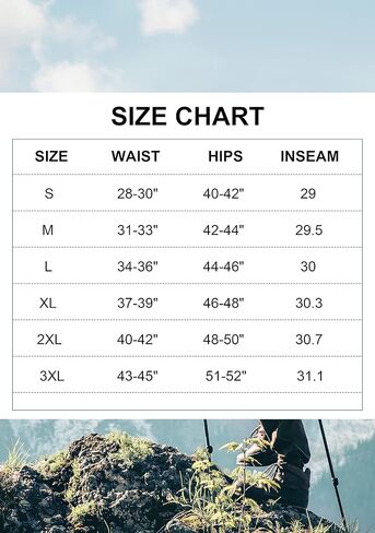 G Gradual Men's Hiking Cargo Pants Water Resistant Quick Dry Lightweight Outdoor Tactical Pants for Men with Multi Pocket (Sand, M) in Saudi Arabia