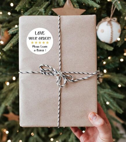 500 PCS Please Leave a Review Cute Small Business Stickers, Thank You Stickers, Bakeries Packaging Stickers, Envelopes Stickers, Mail Envelopes Shipping Stickers for Small Business in Saudi Arabia