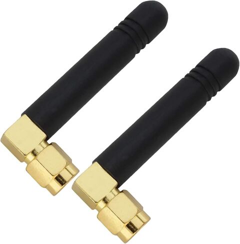 GSM Omni Directional Thumb Antenna with SMA Male L-Type Connector – CDMA and WCDMA, 2.5 dBi Gain and 900-1800 MHz (2 Pack) in Saudi Arabia