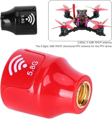 5.8G 3dBi RHCP High Gain Antenna, Low Feeder Loss Bendable & for FPV Racing Drone RC Parts Accessory (Bore) in Saudi Arabia