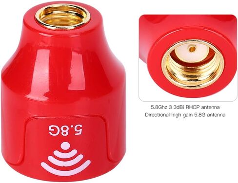 5.8G 3dBi RHCP High Gain Antenna, Low Feeder Loss Bendable & for FPV Racing Drone RC Parts Accessory (Bore) in Saudi Arabia