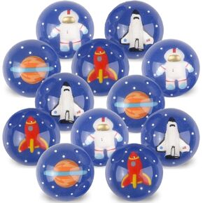 ArtCreativity Aquatic High Bounce Balls, Set of 12, Balls for Kids with 3D Sea Creatures Inside, Outdoor Toys for Encouraging Active Play, Aquatic Party Favors and Pinata Stuffers for Boys and Girls