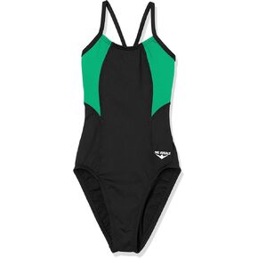 The Finals Girls' Waveback Athletic One Piece Swimsuit in Kuwait