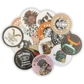 Freshie Cardstock Cut Out Rounds Circles Boujee Brands 2.5" Cutout Random Mixed 12 pk Mom Life, Mama, Manly, Motorcycle, Pumpkin Spice Latte Bake with Scented Beads Silicone Molds with Hole