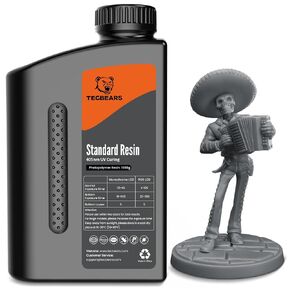 3D Printer Resin Bundle 10KG, 405nm UV Curing Standard Resin, Fast Curing 3D Printing Liquid Photopolymer Resin for LCD 3D Printers, Low Shrinkage, High Precision, 1KG per Bottle