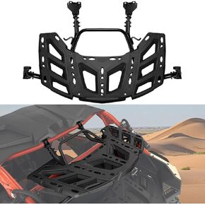 X3 Rack with Gas Strut, Maverick X3 LinQ Pivoting Rack Kit, Spare Tire Cargo Luggage Cooler Rack Compatible with Can-Am X3 & X3 Max All Models 2017-2024 Accessories, Replace #715002881