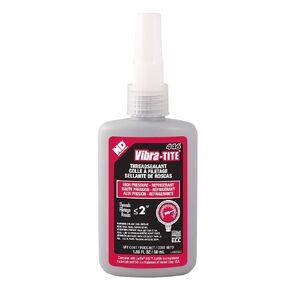 Vibra-TITE 446 Red High Pressure Refridgerant Anaerobic Thread Sealant, 50ml Bottle