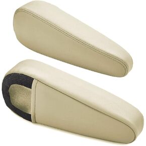 Auto Armrest Cover Fit for Lexus GX470 2003 2004 2005 2006 2007 2008 2009 Microfiber Leather, A Pair of Ivory Beige