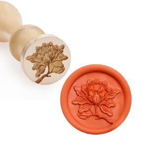 Wax Seal Stamp 3D Relievo Wax Seal Removable Wooden Handle Wax Stamp Retro Wax Seal Stamps Beautiful Wax Stamp Seal Make Envelopes Wedding Invitations Postcards Invitations Christmas Wax Seal Stamp