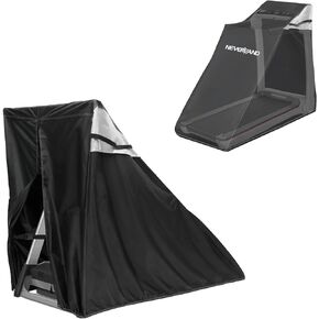 NEVERLAND Treadmill Cover, Waterproof Dustproof Running Machine Cover with Zipper, Workout Equipment Treadmill Cover with Built-in Windproof Buckle, Ideal for Home Gym Indoor Outdoor