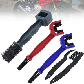 Durable Chain Gears Maintenance Cleaning Brush for Motorcycle Bicycle Scooter Tricycle Mountain Bike, Flywheel Toothed Disc Cleaner Washer Tool (5PCS)