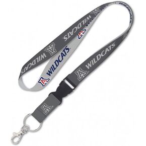 Arizona Wildcats Premium Charcoal Lanyard Key Chain, 23 inches Long, 1 inch Wide