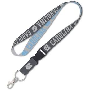 UNC Tarheels North Carolina Grey Charcoal Lanyard