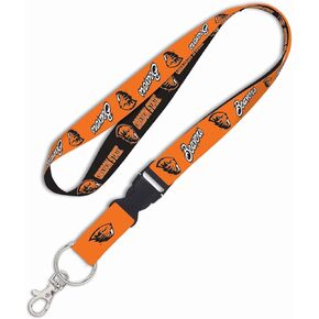 NCAA Oregon State University Lanyard with Detachable Buckle, 3/4"