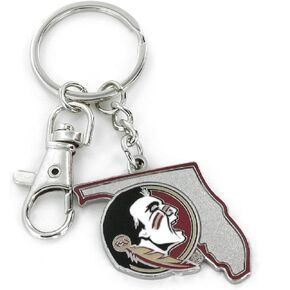 aminco NCAA unisex-adult Keychain State Design