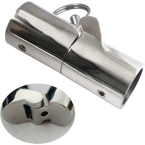 NRC&XRC 316SS Marine Grade Boat Handrail Fitting -Boat Pipe Connector,Folding Swivel Coupling Tube Joint Connector for 7/8" (22MM) O.D.Tube/Pipe