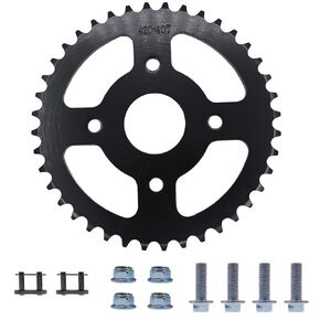 40/41/420 Chain 40T 40mm Bore Rear Sprocket for Compatible with Mini Bike, Go-Kart, Coleman CT200U BT200X CT200U-EX Baja Warrior TrailMaster Massimo MB165 MB200