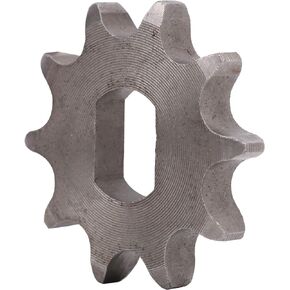 Electric Motor Sprocket Adapter 8Mm X 10 Mm 420 Sprocket Tooth Steel Sprocket Replacement Part for Electric Tricycle 0.5 X 0.7In Inner Diameter