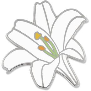 PinMart Flower Trendy Enamel Lapel Pin