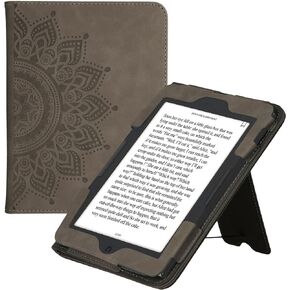 kwmobile Case Compatible with Barnes & Noble Nook Glowlight 4 Plus Case - Cover for eReader with Magnetic Closure - Dark Red