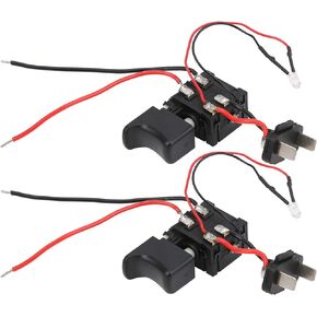 Electric Drill Switch, 2pcs Power Tool Trigger Switch for Electric Hammer Impact Drill Equipment Accessories