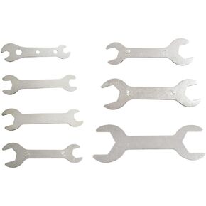Double Ended 1.5-2mm Thin Brake Wrench Adjusting Offset Bolts Wrench Bicycle Tool Kit Spanner Cone Wrench Bike Cycling 5.5mm Thru 24mm 7 Sizes Cycling Multi Set