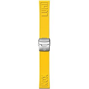 Luminox 24mm Yellow Rubber Cut-To-Fit Branded Watch Strap
