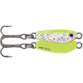 VMC Bull Spoon 1/8 oz Glow Chartreuse Shiner