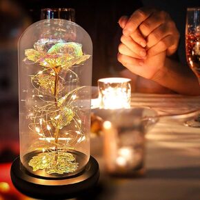 Rose Galaxy Rose, Mothers Day Mom Gifts from Daughter Son Husband, Gifts for Mom Gifts for Women Gifts for Wife, Preserved Flowers, Rose Gifts Birthday Gifts Gifts for Mother, Gifts for Girlfriend