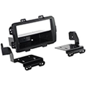 Scosche HA1718B Compatible with 2013-15 Honda Civic ISO Double DIN & DIN+Pocket Dash Kit, Models w/Nav Black
