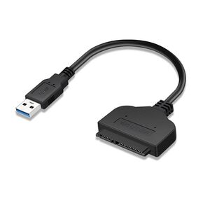 USB 3.0 SATA III Hard Drive Adapter Cable SATA to USB 3.0 Adapter Cable for 2.5 Inch SSD & HDD Support UASP, 2.5 inch/1.8 inch SATA/SATA2.0/SATA3.0 Hard Disk