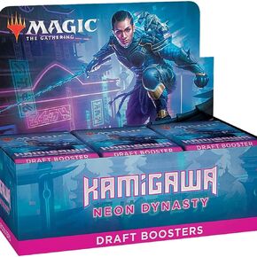 Magic The Gathering C91980001 Kamigawa Neon Dynasty Draft Booster Packet, Multi