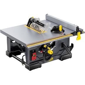 Upstreman Work M1 Pro Portable Table Saw, 13Amp Compact Tablesaw 5700RPM, 8.25" Table Saw w/24T Blade, Dust Collector, Onboard Carrying Handle Easy to Carry, Adjustable Cut Depth and Angle, for DIY