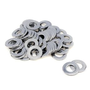 100Pcs 304 Stainless Steel M10 Inner Dia Flat Washers for Bolt Screw