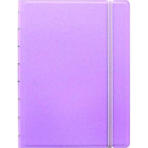 Filofax Refillable Notebook, A5 Size, Classic Pastels Collection, Dotted Paper, 8.25" x 5.75", Orchid (B115081U)