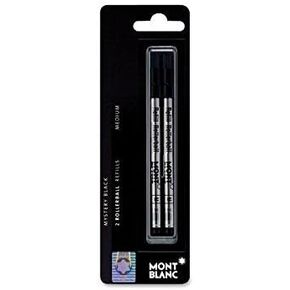 MONTBLANC MNB15158 - Rollerball Pen Refill, Medium Point, 2/PK, Black Ink in Saudi Arabia