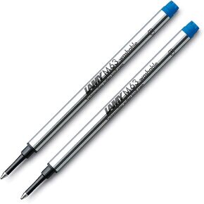 Lamy M63 Refill Rollerball Blue Ink Medium x 2