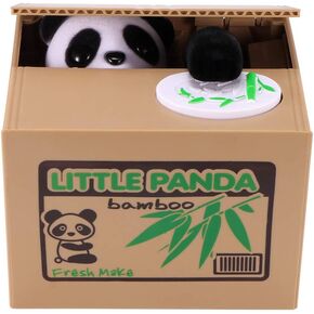 Stealing Piggy Bank, Automatic Stole Coin Piggy Bank Money Saving Box Coin Bank (Strawberry)