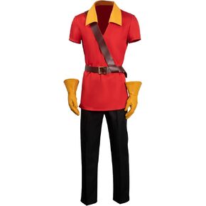 Mens Costume Adults Cosplay Outfits Top Pants Full Set Outfits Uniform for Men Halloween