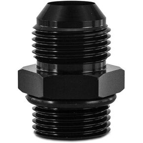 Mishimoto MMFT-16ORB-16BK -16ORB to -16AN Aluminum Fitting , Black