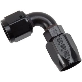 RUSSELL/EDEL Russell 610175 Black 8-AN 90° Full Flow Hose End