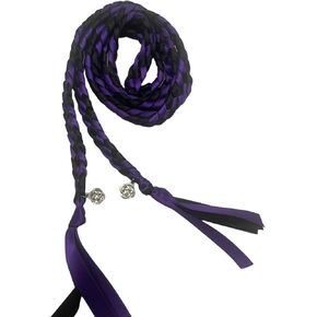 Purple and Black Handfasting Cord with Celtic Knot- Braided Together- Ceremony- Rope- Cord- Wedding in Kuwait