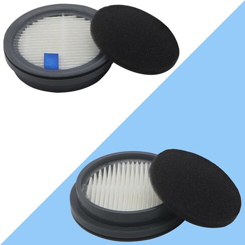 3 Pack HEPA Filters and 9 Pack Sponge Filters Replacement for Afoddon A200Pro/A200, ORFELD B08/C10A/C10G/V16 Pro, Compatible with NEQUARE S12, S25, S26 Series Cordless Vacuum Cleaner in Saudi Arabia