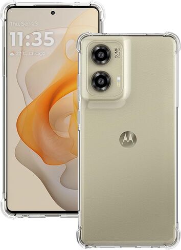 Foluu Clear Case for Motorola Moto G Stylus 5G (2024) - Slim Fit Scratch Resistant TPU Silicone Reinforced Corners Protective Cover for Motorola Moto G Stylus 5G (2024) in Saudi Arabia