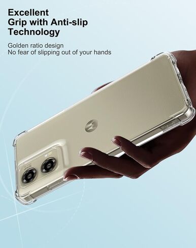 Foluu Clear Case for Motorola Moto G Stylus 5G (2024) - Slim Fit Scratch Resistant TPU Silicone Reinforced Corners Protective Cover for Motorola Moto G Stylus 5G (2024) in Saudi Arabia