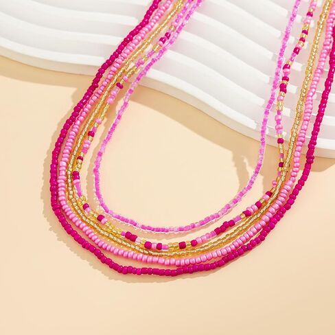 ALEXTINA Dainty Waist Beads Chain Layered Summer Corlorful Belly Chains Bikini Beach Jewelry Body Chain for Women in Saudi Arabia