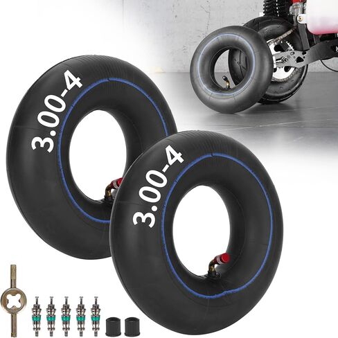 3.00-4 260x85 الأنبوب الداخلي لشفرات الحلاقة E300 E325 eZip E-400 450 IZIP I-400 Jazzy PaceSaver Pocket Rocket Chopper Mobility Gas Electric Scooter Mini ATV Go Kart Goped Bladez Power Chair in Kuwait