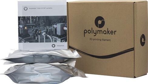 Polymaker Sample Box 1, 1.75mm 3D Printer Filament Samples, PLA, Tough PLA, PETG, Tough PETG, TPU95, PolyWood Wood Mimic PLA, PolySmooth PVB, Random Colors, 7X50g in Saudi Arabia